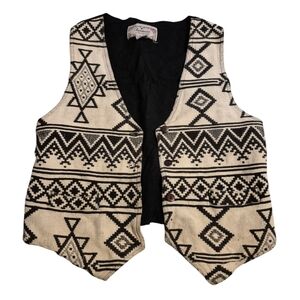 Sophisticates Geometric Patterned Vest